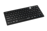 Kensington Multi-Device Dual Wireless Compact Keyboard Schwarz Bluetooth QWERTY UK Englisch