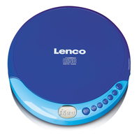 Lenco CD-011 Draagbare cd-speler Blauw