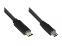 Alcasa 3310-CM050 USB Kabel USB 2.0 5 m USB C Mini-USB B