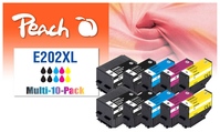 Peach PI200-871 Druckerpatrone 10 Stück(e) Kompatibel Hohe (XL-) Ausbeute Schwarz, Cyan, Magenta, Gelb