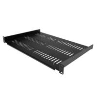 StarTech.com 1U Rack Shelf - Universele Geventileerde 19 inch Server Rack Plank/Lade voor AV/Data/Netwerk Apparatuur – Cantilever/Uitkragende Ligger – Duurzaam Ontwerp – Max. 25...