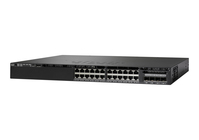 Cisco Catalyst 3650-24TD-S Network Switch, 24 Gigabit Ethernet (GbE) Ports, two 10 G and two 1 G Uplinks, 250WAC Power Supply, 1 RU, Enhanced Limited Lifetime Warranty (WS-C3650...