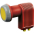 Schwaiger SPS6814R 511 low noise block downconverter (LNB) Rood