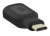 Qoltec USB 3.1 C - USB 3.0 A Zwart
