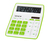 Genie 840 G calculatrice Bureau Calculatrice à écran Vert, Blanc