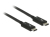 DeLOCK 84844 kabel USB 0,5 m USB 3.2 Gen 2 (3.1 Gen 2) USB C Czarny