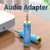 Vention 3.5mm Male to 6.5mm Female Audio Adapter Blue Metal Type
