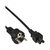 InLine 4043718088461 power cable Black 10 m CEE7/7 C5 coupler