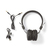 Nedis HPBT1100BK écouteur/casque Sans fil Arceau Musique Micro-USB Bluetooth Noir