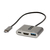 StarTech.com Adattatore multiporta USB C - USB-C a HDMI 4K - 100W PD Pass-Through - Hub USB 3.0 5Gbps (1xType-C/1xA) - Mini Dock USB-C - Dock USB-C da Viaggio - Docking Station ...