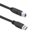 Qoltec 50362 kabel USB 1,8 m USB 3.2 Gen 1 (3.1 Gen 1) USB A USB B Czarny