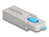 DeLOCK 20923 Schnittstellenblockierung Schnittstellenblockierung + Schlüssel USB Typ-A Blau, Grau Kunststoff