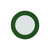 Teller flach 20 cm - Form: Table Selection - Dekor 79174 dunkelgrün - aus