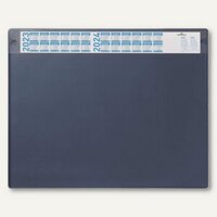 Durable Schreibunterlage mit Jahreskalender - 65 x 52 cm, dunkelblau