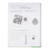 Oxford Recycling A4+ Collegeblock, blanko, 80 Blatt, OPTIK PAPER® 100% recycled, Spiralbindung, 4-fach gelocht, Microperforation und Ausreißhilfe, dunkelgrün