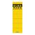 ELBA Ordner-Rückenschild "rado" kurz, selbstklebend aus Papier, für Rückenbreite 8 cm, gelb, Beutel mit 10 Schildern