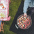 Relaxdays Bodenschutzmatte, Outdoor Grillschutzmatte, rutschfeste Unterseite, BBQ-Matte, 120 x 100 cm, anthrazit