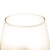 Relaxdays Weingläser ohne Stiel, 2er Set, Rotweinbecher, je 500 ml Fassungsvermögen, Wassergläser, Dessertgläser, gold