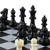 Relaxdays Schachspiel, 3-in-1 Reisespiel für Schach, Dame & Backgammon, magnetisch, BT: 32x32 cm, klappbar, schwarz/weiß