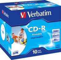 CD-R Jewelcase 10 Discs VERBATIM 43365(VE10)