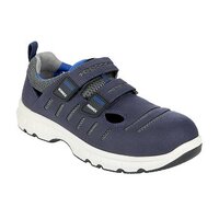 RUNNEX® 5177 Gr. 36 RUNNEX® S1P-ESD-Sicherheitsklettsandalen FlexStar blau/weiß/