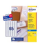 Avery Inkjet Address Label 38x21mm 65 Per A4 Sheet White (Pack 6500 Labels)
