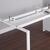 Double drop down cable tray & bracket for Adapt and Fuze desks 1600mm - silver