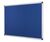 Bi-Office Maya Blue Felt Noticeboard Aluminium Frame 120x90cm