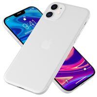 NALIA Slim Fit Hard Cover compatible with iPhone 12 Mini Case, Ultra Thin Protective Frosted Light Weight Mobile Phone Coverage, Simple Premium Smartphone Back Protector Bumper ...