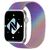 NALIA Metal Milanese Smart Watch Bracelet compatible with Apple Watch Strap SE & Series 8/7/6/5/4/3/2/1, 38mm 40mm 41mm, iWatch Wrist Strap Magnetic Clasp, Men & Women Colorful