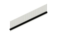 Stiftleiste, 36-polig, RM 2.54 mm, gerade, schwarz, 10048846