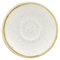 Espresso Untere Stonecast Barley White; 11.8 cm (Ø); weiß/braun; rund; 12