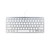 R-Go Compact Tastatur, QWERTY (US), weiß, drahtgebundenen