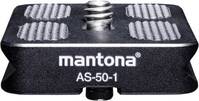 Mantona AS-50-1 Gyorsan cserélhető alaplap Külső menet=1/4