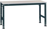 Manuflex AU6081.7016 Működő kiterjesztő asztal UNIVERSAL szabvány melamin tetejű, Szélesség x = 1750 x 800 x 760-870 mm Antracit