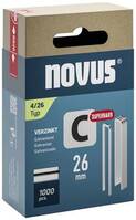 Novus Tools 042-0804 Keskenyhátú kapcsok 4-es típus 1000 db Méret (H x Sz x Ma) 26 x 6.1 x 26 mm