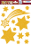 HERMA 15109 Venster deco ster goud Bild 1
