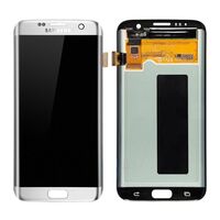 LCD with Digitizer Assembly Silver Samsung Galaxy S7 Edge Handy-Displays