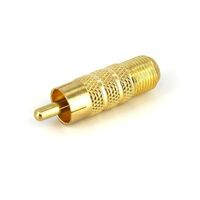 RCA TO F TYPE COAXIAL ADAPTER , M ,