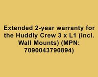 Ext. 2-yr warr. Huddly Crew 3 x L1 (incl. Wall Mounts) Videokonferencia-kamerák