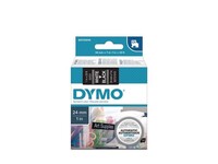 Dymo S0721010 D1 standaard wit op zwart 24 mm x 7 m (doos 5 stuks)