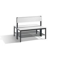 BASIC PLUS cloakroom bench, double sided