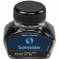 Tinte Tintenglas Glas 33 ml schwarz