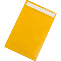 Kennzeichnungshülle A5 hoch PVC selbstklebend gelb VE=10 Stück