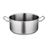 Vogue Casserole Pan with Stay Cool Welded Handles in Stainless Steel - 280(�) mm