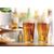 Arcoroc Nonic Nucleated Beer Glasses in Clear Made of Tough Glass 20 oz / 570 ml