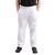 Whites Unisex Easyfit Trousers in White - Polycotton & Teflon Coated - XL