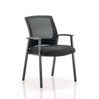 Mesh back chair with arms