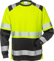 High Vis T-Shirt Langarm Kl.2, 7457 THV Warnschutz-gelb/schwarz Gr. S