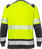 High Vis T-Shirt Langarm Kl.2, 7457 THV Warnschutz-gelb/schwarz - Rückansicht